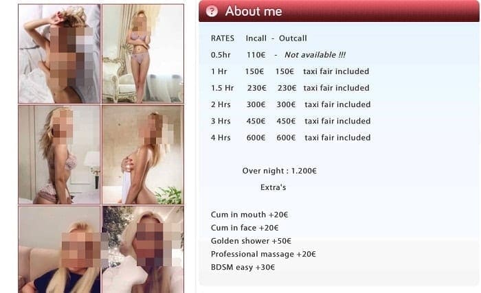 Очередная молодая блондинка предлагает интим услуги за 150 евро час